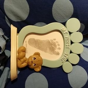 My first steps picture frame